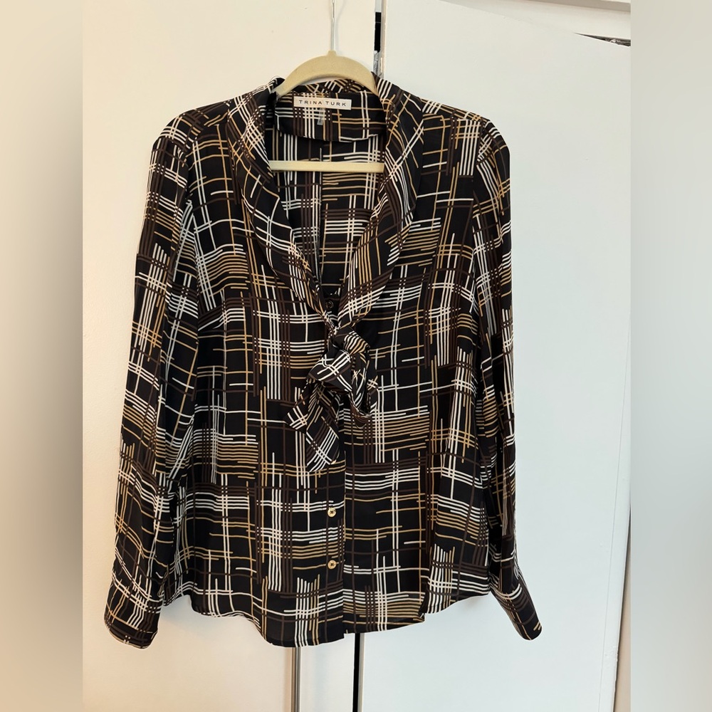 Trina Turk Silk Blouse
